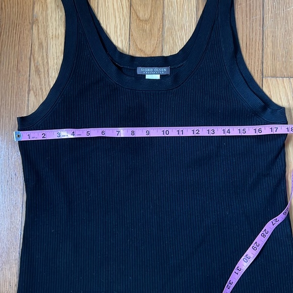 Sigrid Olsen Sweater Tank Top Sz L. - Picture 7 of 7